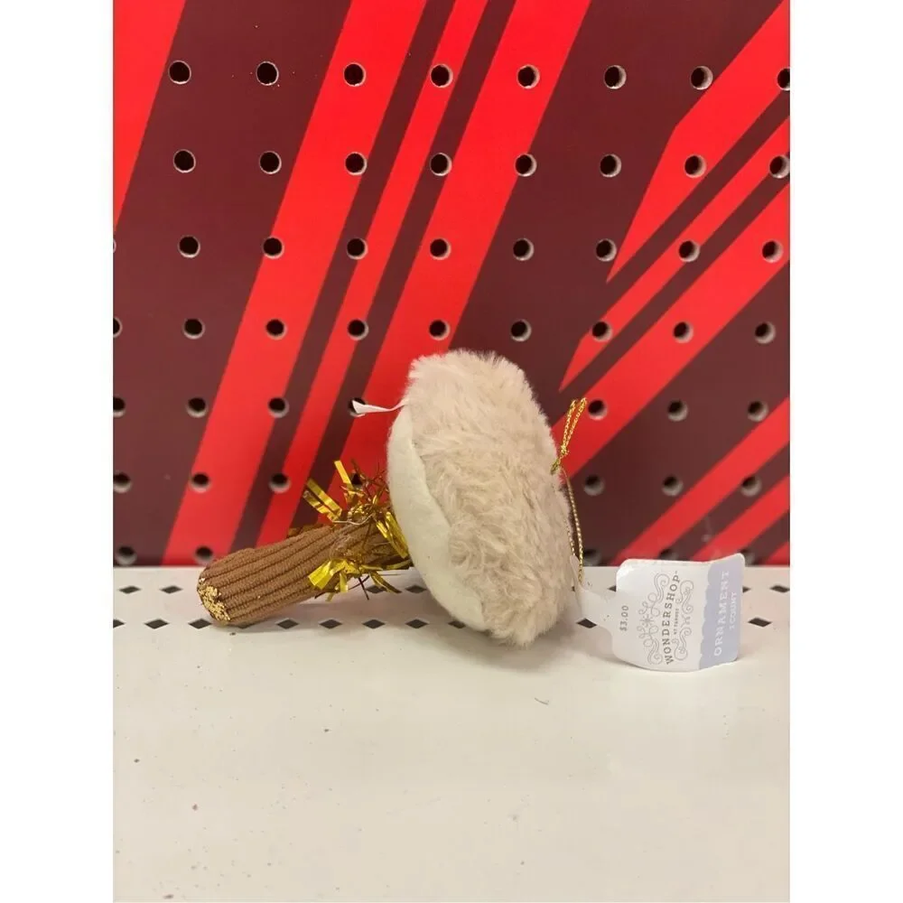 Target Fabric Mushroom Christmas Tree Ornament Tan Wondershop™